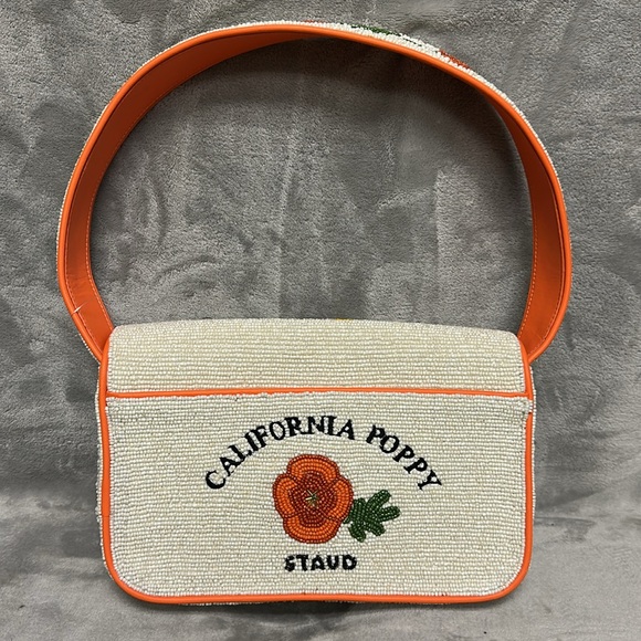 STAUD Tommy Beaded Flap Shoulder Bag - Picture 4 of 11